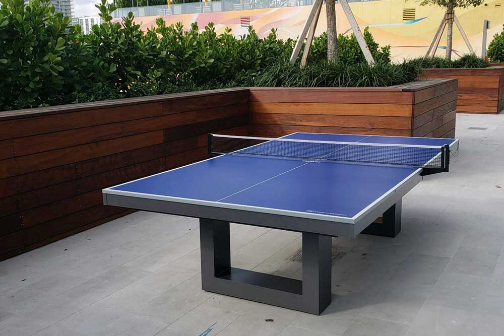 Courtyard commercial ping pong table | R&R Commercial Game Tables